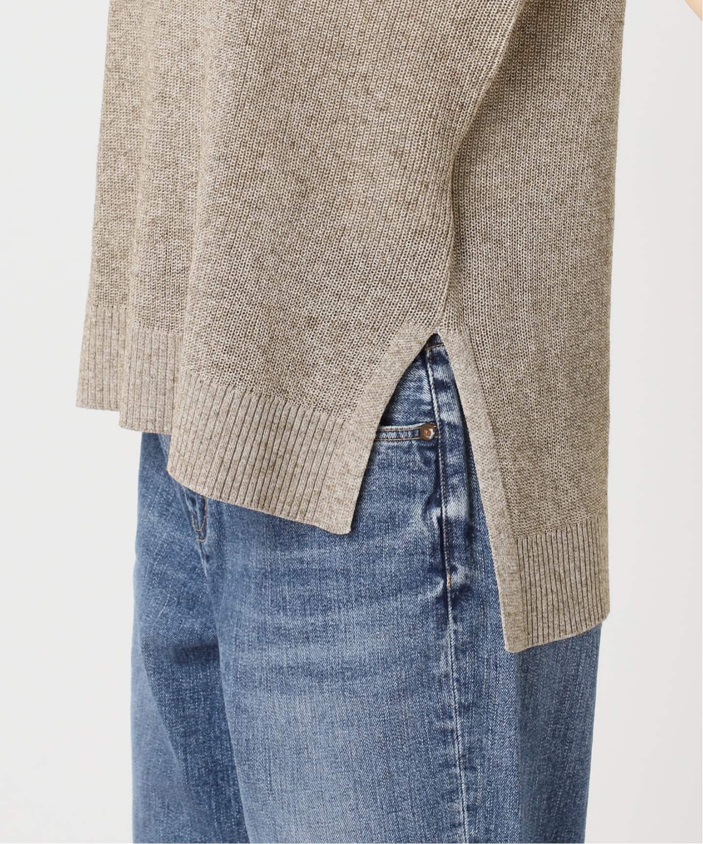 【☆未使用 試着のみ☆】Spick and Span フレンチプルオーバー 手洗い可 / 予約》リネンミックスフレンチプルオーバー（ニット