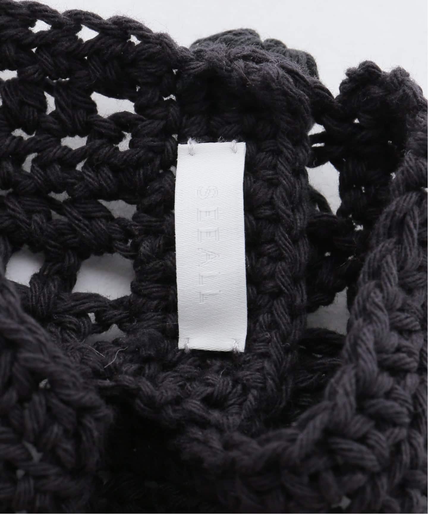 一部店舗+WEB限定》SEEALL / シーオール CROCHET RACER TOP（ニット