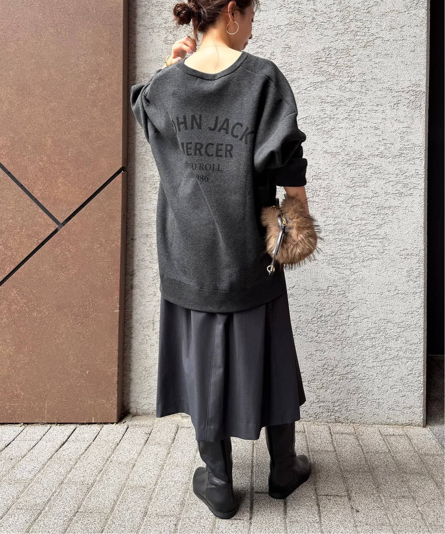 WEB限定カラー有り / 追加》J.J.mercer 別注キーネックプルオーバー