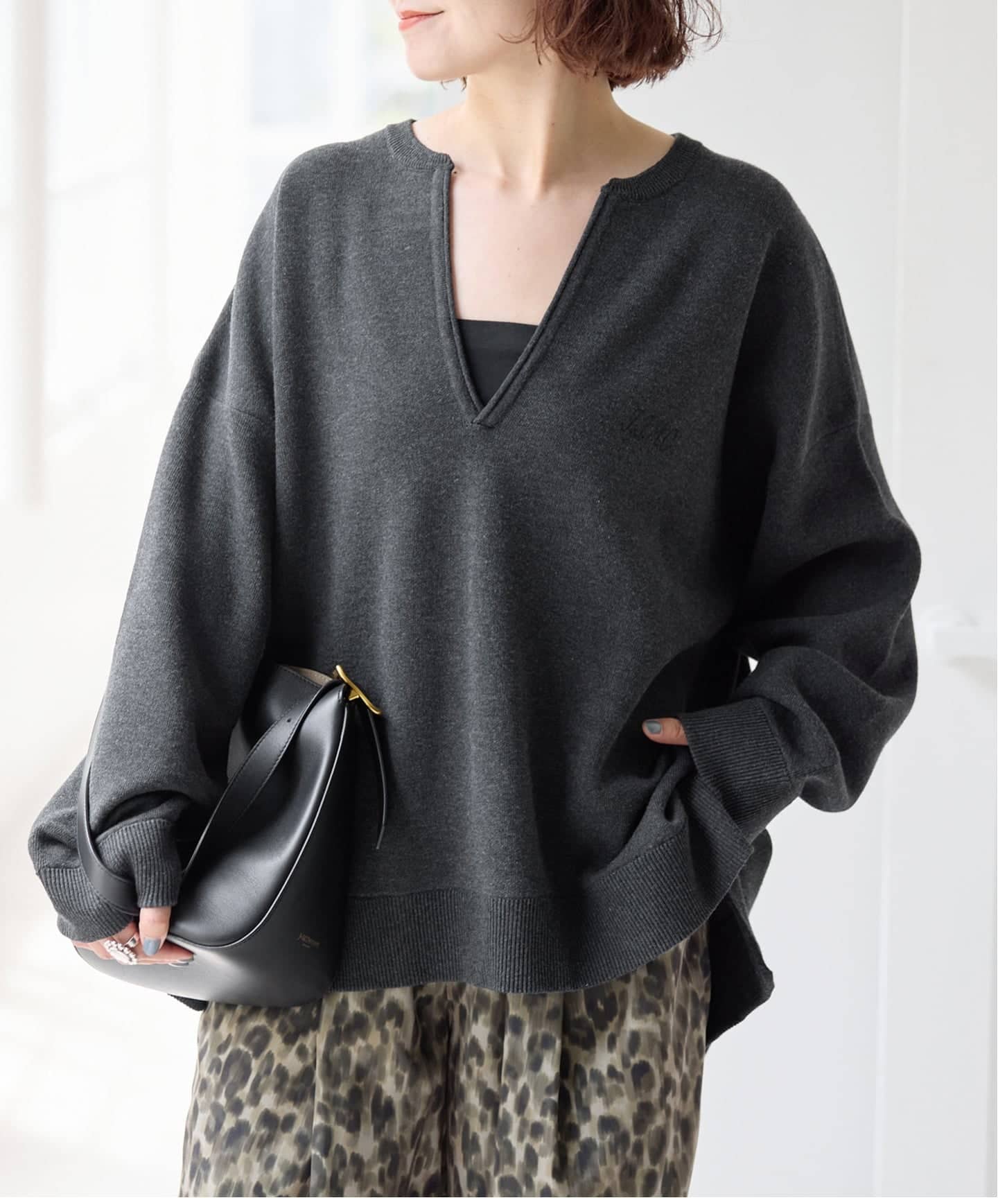 WEB限定カラー有り / 追加》J.J.mercer 別注キーネックプルオーバー