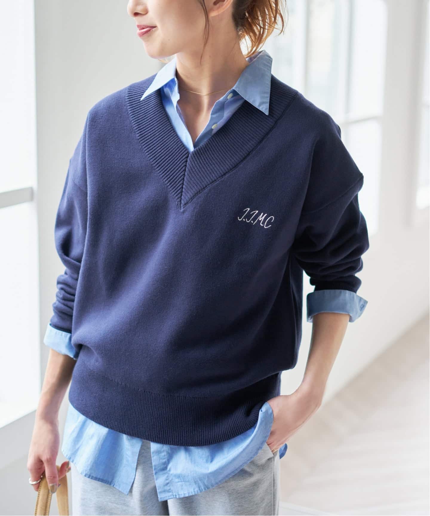 予約》J.J.Mercer / ジェイジェイマーサー 別注Vネックプルオーバー