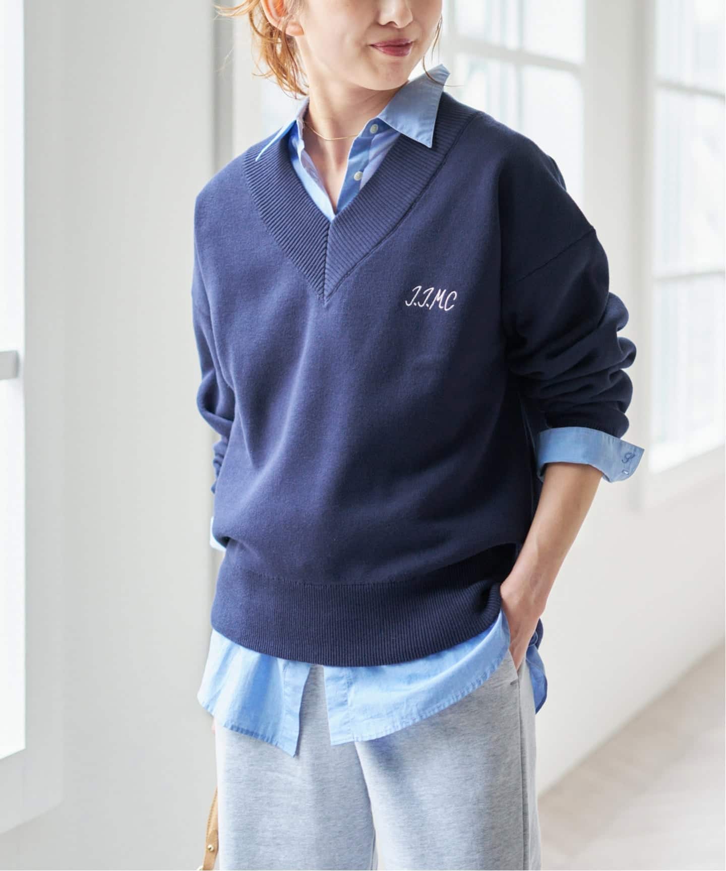 予約》J.J.Mercer / ジェイジェイマーサー 別注Vネックプルオーバー