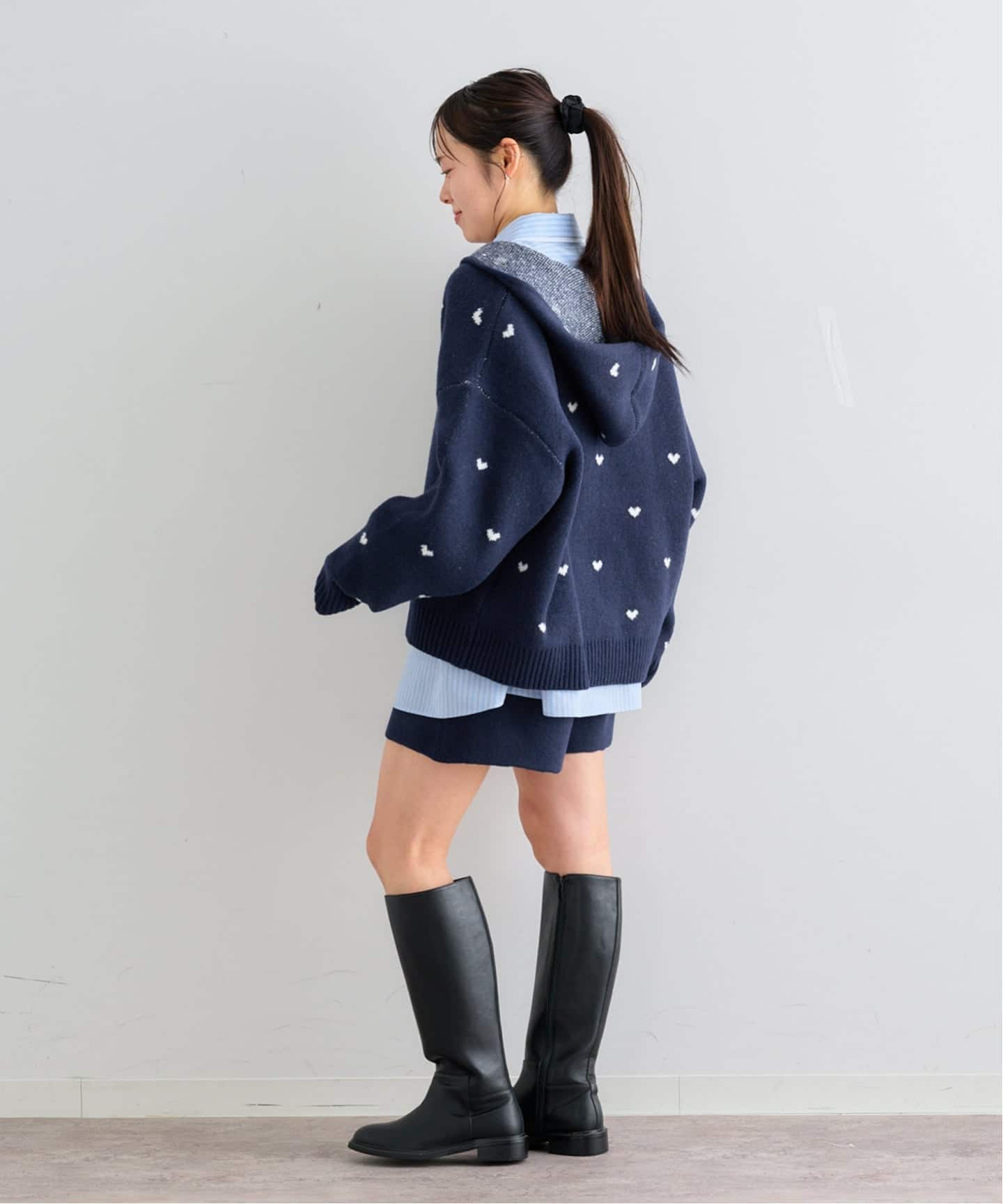 オーバーニットフーディー（ニット／セーター）｜U by SPICK&SPAN