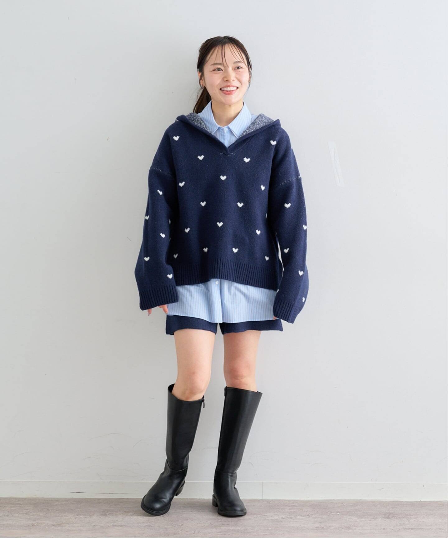 オーバーニットフーディー（ニット／セーター）｜U by SPICK&SPAN