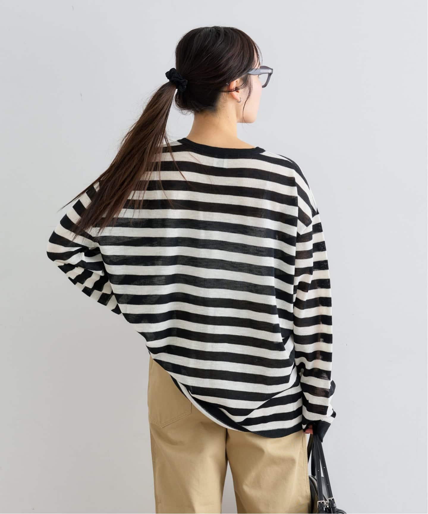 U by Spik & Span ウォッシャブルシアーオーバーニット 新品未使用 ウォッシャブルシアーオーバーニット（ニット／セーター）｜UBY Spick