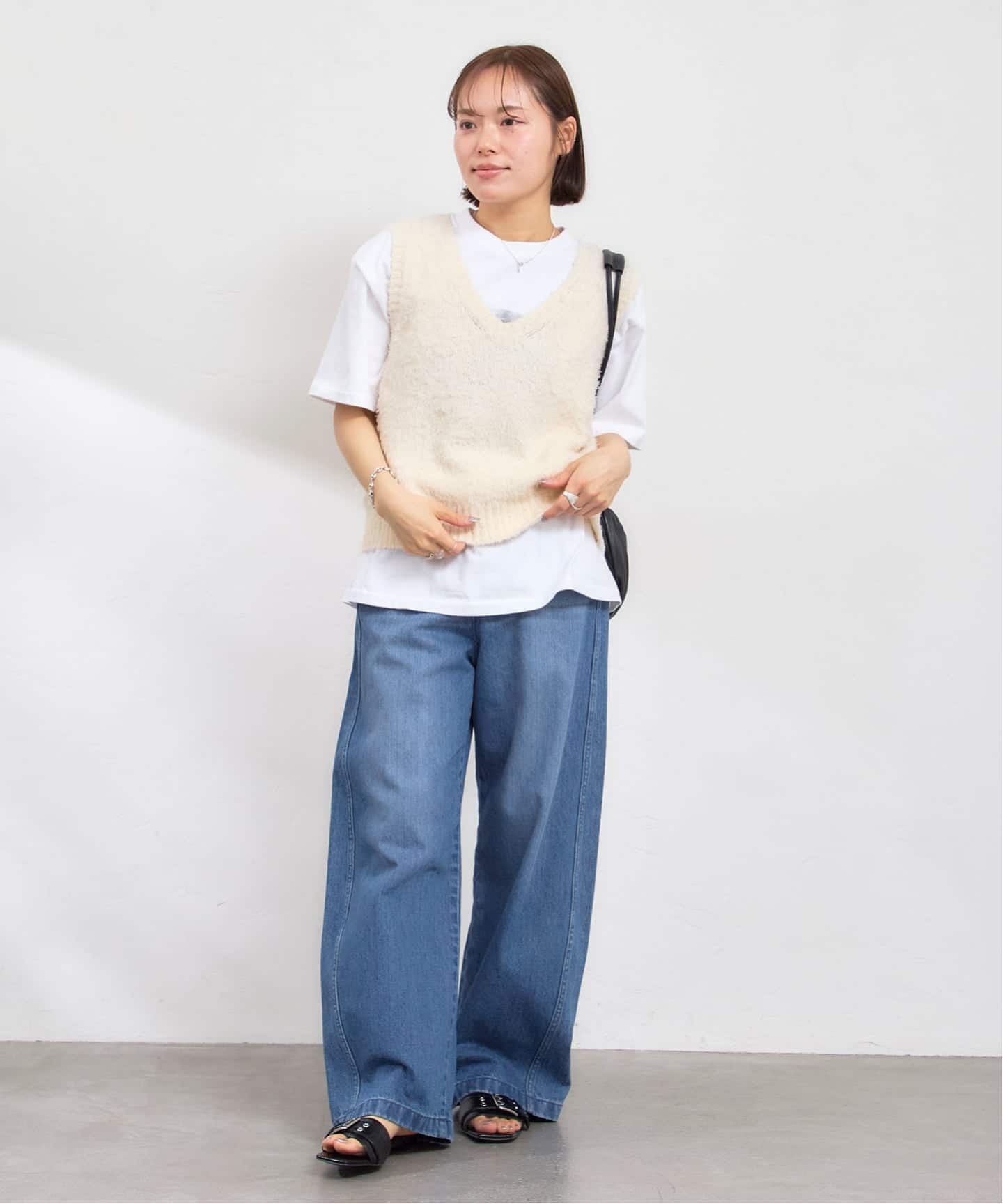 コットンシャギーニットベスト（ベスト）｜U by SPICK&SPAN（ユー