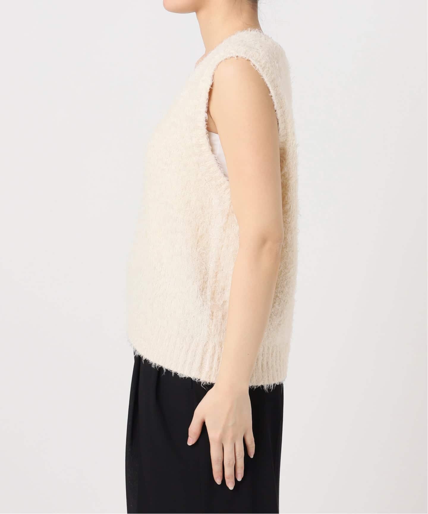 予約》コットンシャギーニットベスト（ベスト）｜U by SPICK&SPAN