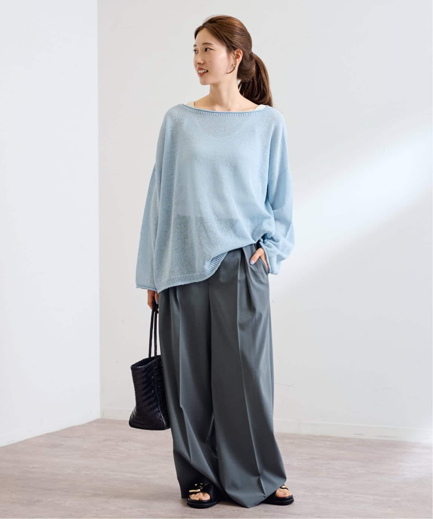 ≪一部カラーWEB限定 / 追加予約≫ウォッシャブルニュアンスワイドプル