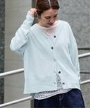 ペーパーコットン Vカーディガン