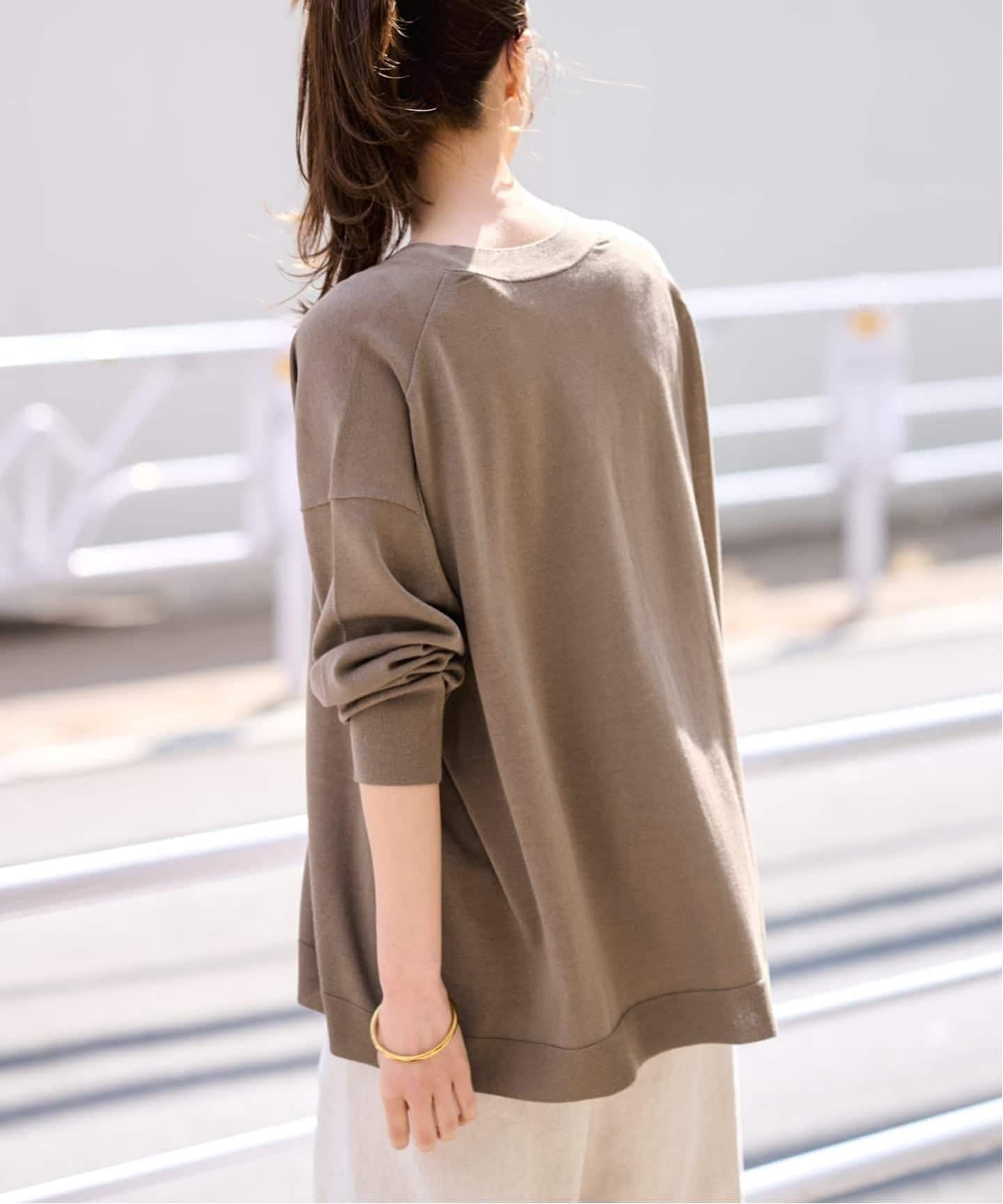 ≪一部カラーWEB限定 / 新色 / 追加≫CO/AceワイドVネックカーディガン
