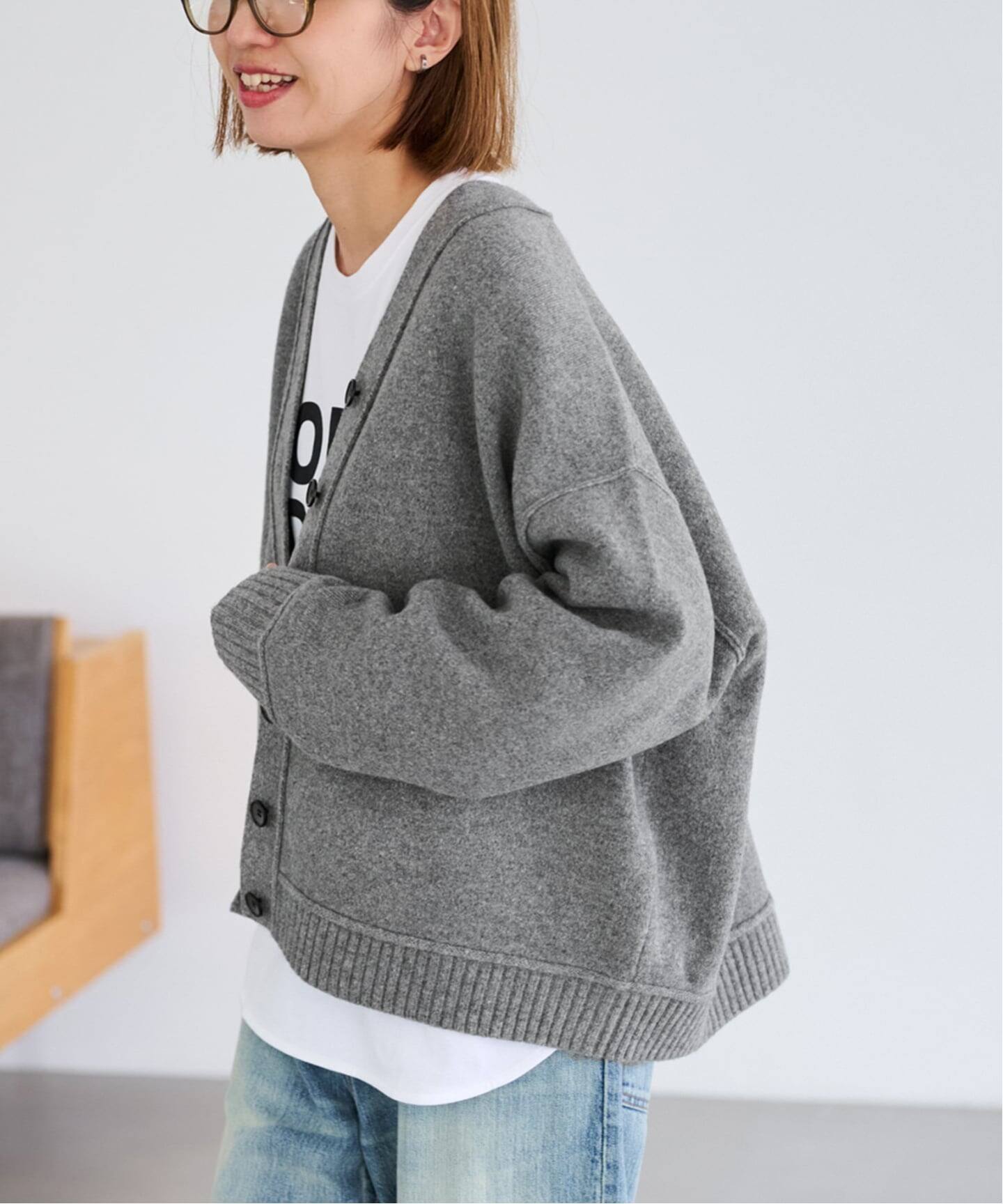 ≪WEB限定 / 追加≫AQUA Vネックカーディガン 2（カーディガン