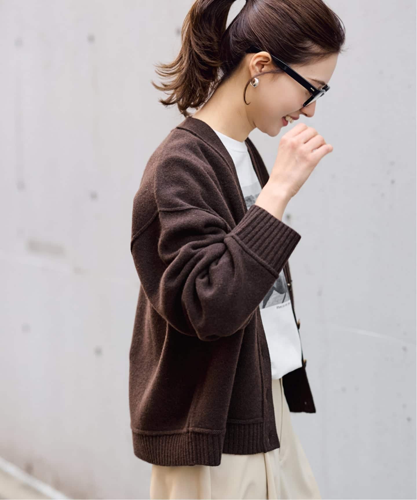 【FRAMeWORK】 AQUA Vネックカーディガン FRAMeWORK｜AQUA Vネックカーディガン | Rakuten Fashion(楽天