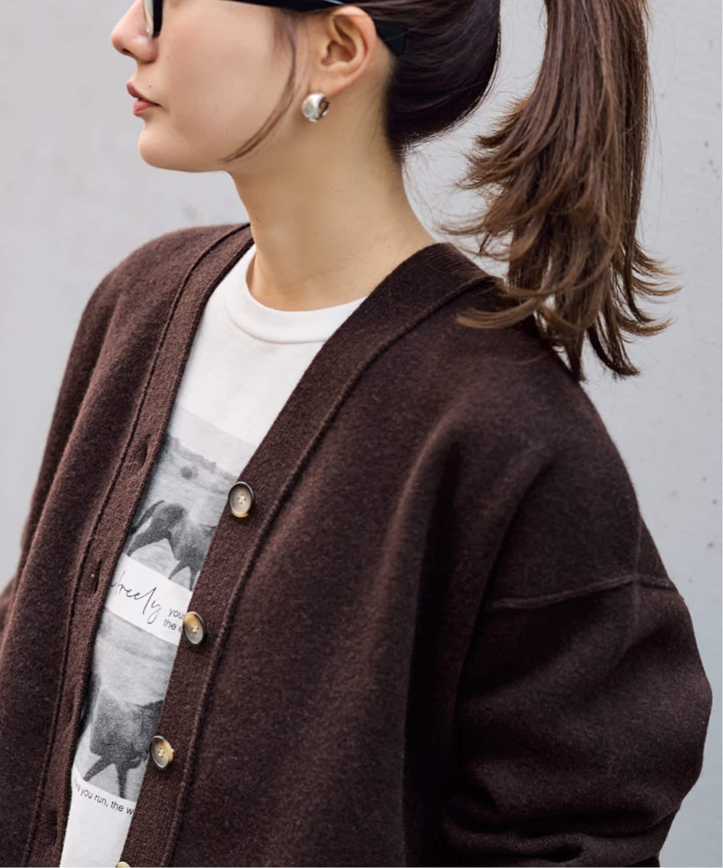 【FRAMeWORK】 AQUA Vネックカーディガン ≪WEB限定 / 追加≫AQUA Vネックカーディガン 2（カーディガン