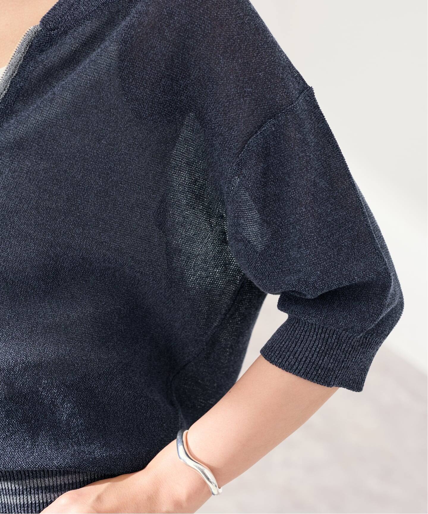 HOWIECLOTHING×FRAMeWORKハーフジップニット（ニット／セーター
