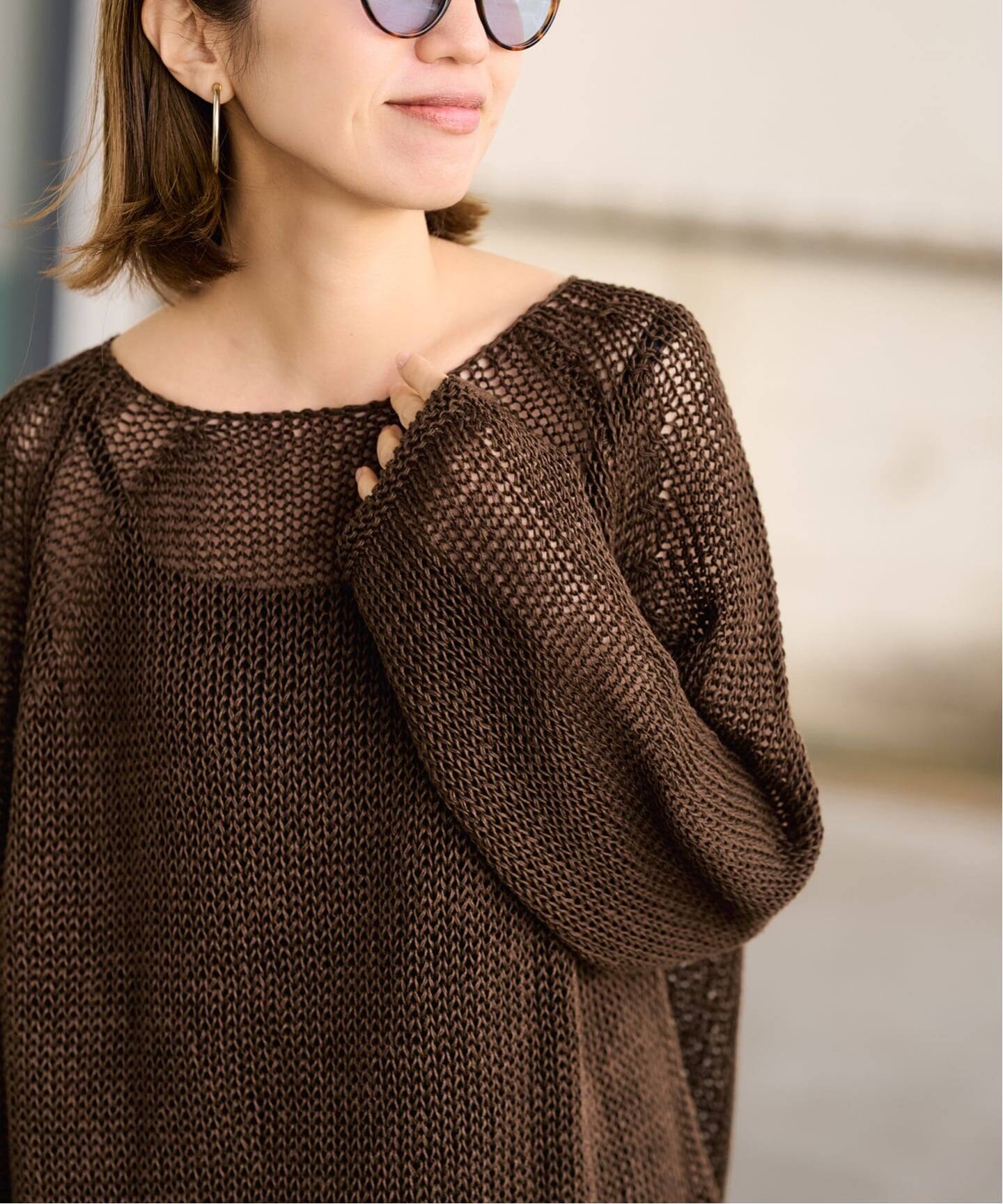 【新品未使用】FRAMeWORK LINEN CORD ニット ≪新色 / 追加≫LINEN CORD ニット（ニット／セーター）｜FRAMeWORK