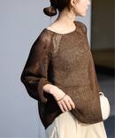 ≪新色 / 追加≫LINEN CORD ニット