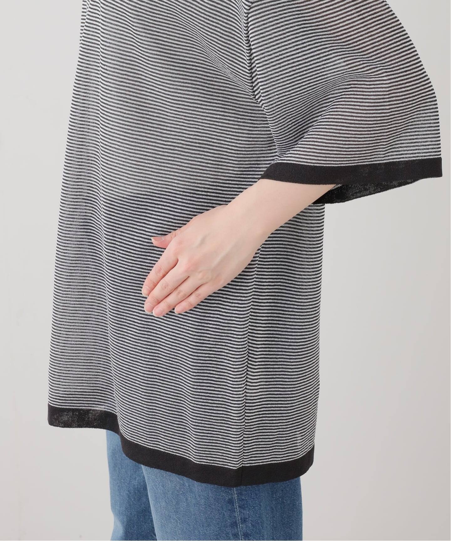 KAYLE WASHI SHORT SLEEVE T-SHIRT ボーダー KAYLE/ケイル WASHI SHORT SLEEVE Tシャツ（ニット／セーター