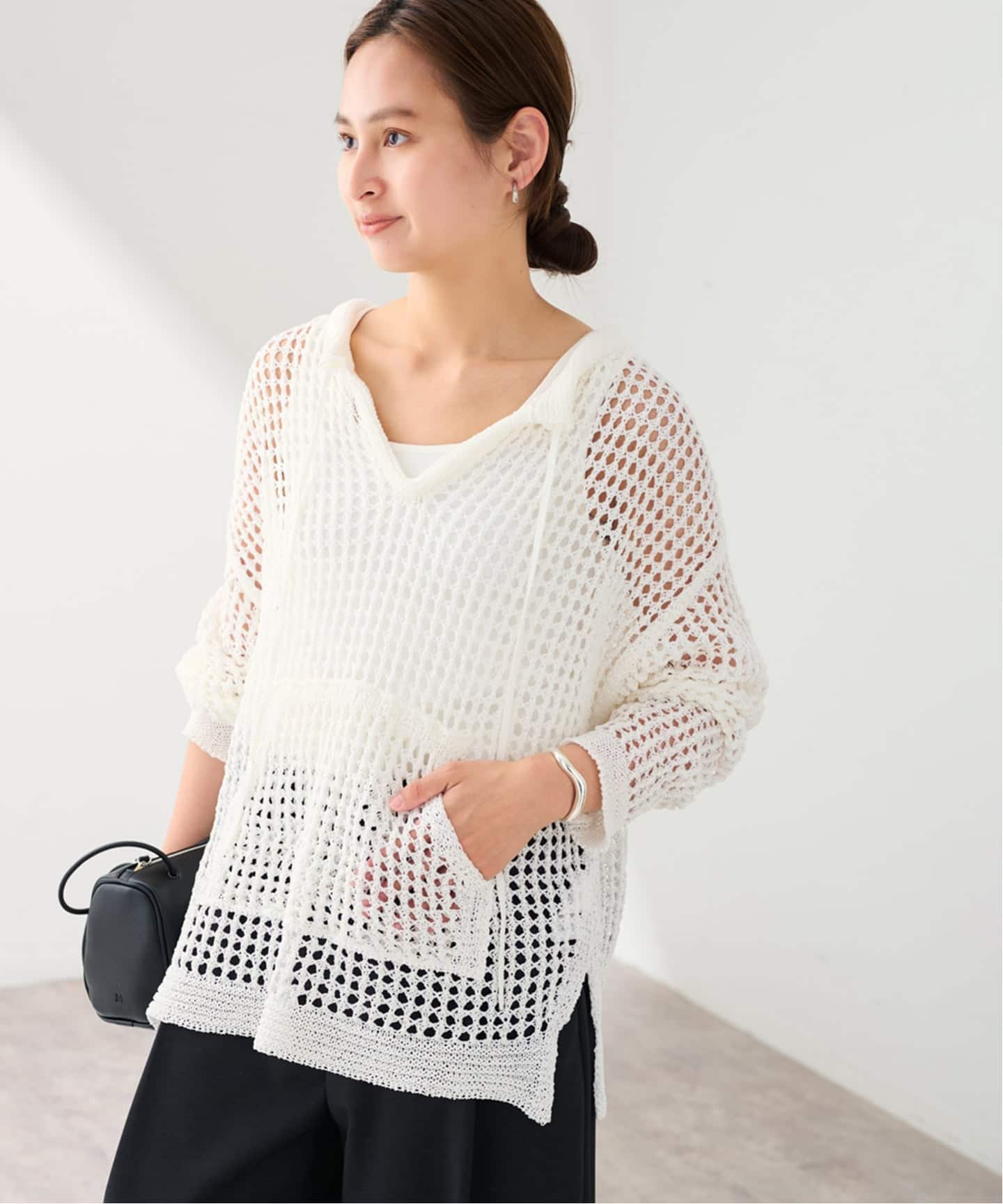 enrica メッシュ編みニット enrica | メッシュ編みニット KNIT 128 – H+HELIOTROPE