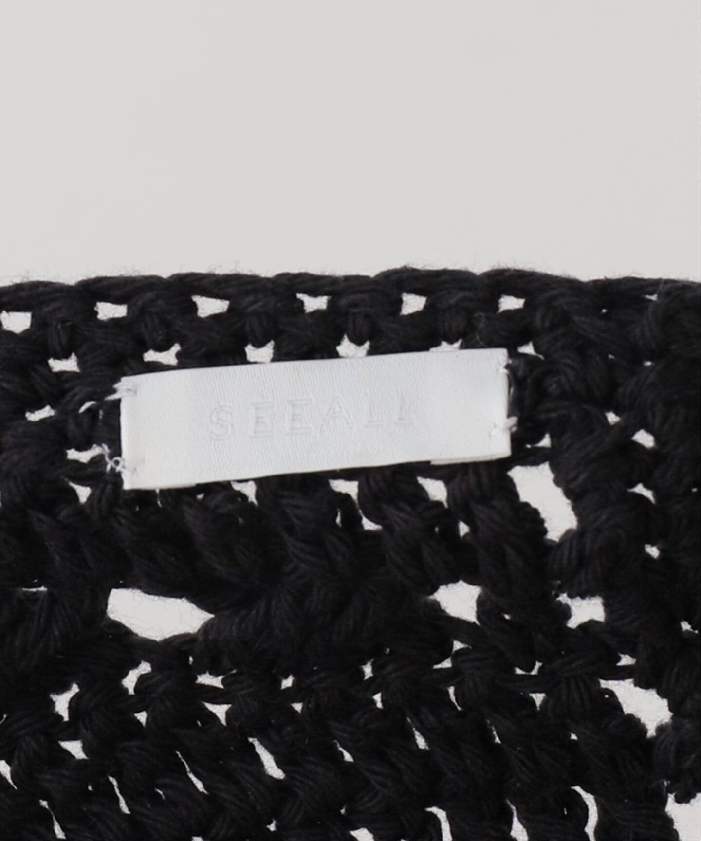 SEEALL/シーオールCROCHET TIED TOP（ニット／セーター）｜FRAMeWORK