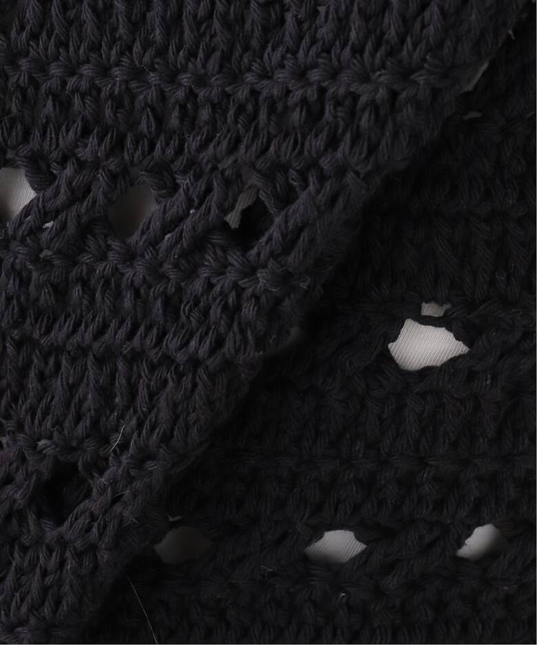 SEEALL/シーオールCROCHET TIED TOP（ニット／セーター）｜FRAMeWORK 