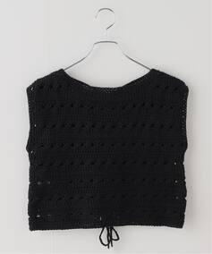 SEEALL/シーオールCROCHET TIED TOP（ニット／セーター）｜FRAMeWORK 