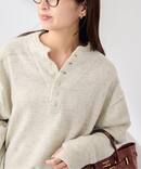 JANE SMITH/ジェーンスミス 7G WOOL LINEN HENRY SWEATER