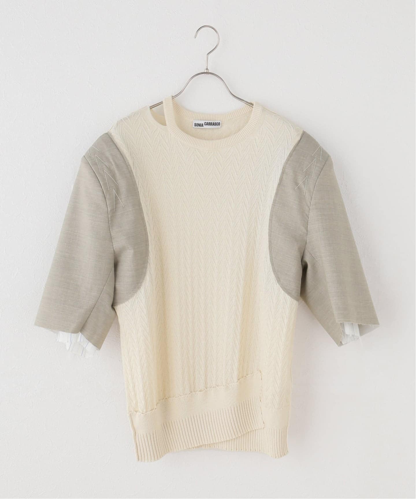 SONIA CARRASCO/ソニア カラスコ KNITTOP AND TAILORED TOP（ニット