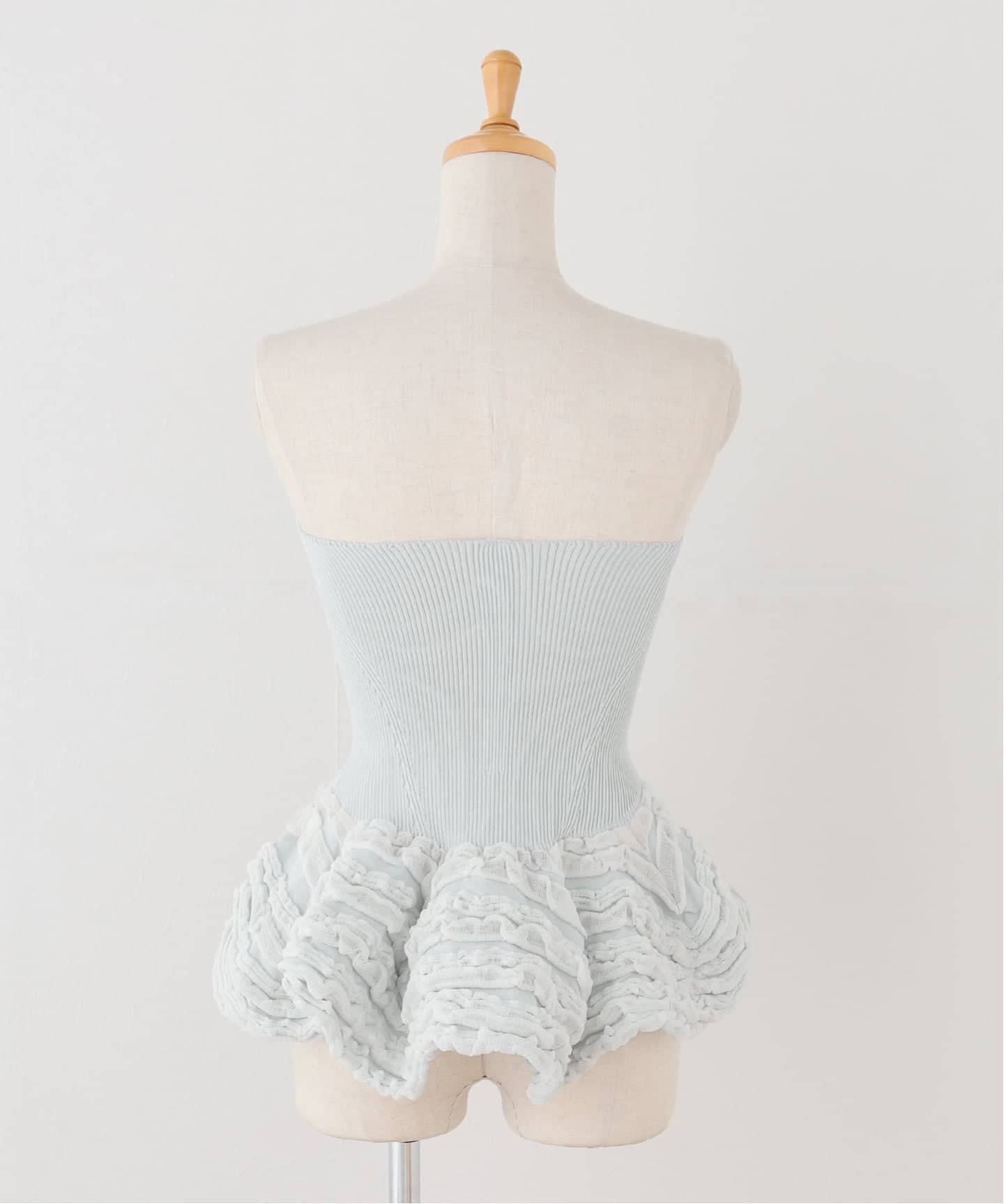 CFCL POTTERY HS TOP 1 シーエフシーエル CFCL/シーエフシーエル POTTERY HS SWELL GLITTER STRAPLESS（ニット