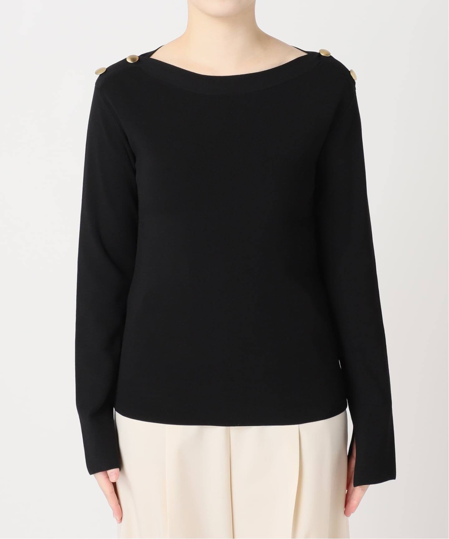 ショルダーボタンニットプルオーバー（ニット／セーター）｜NOBLE