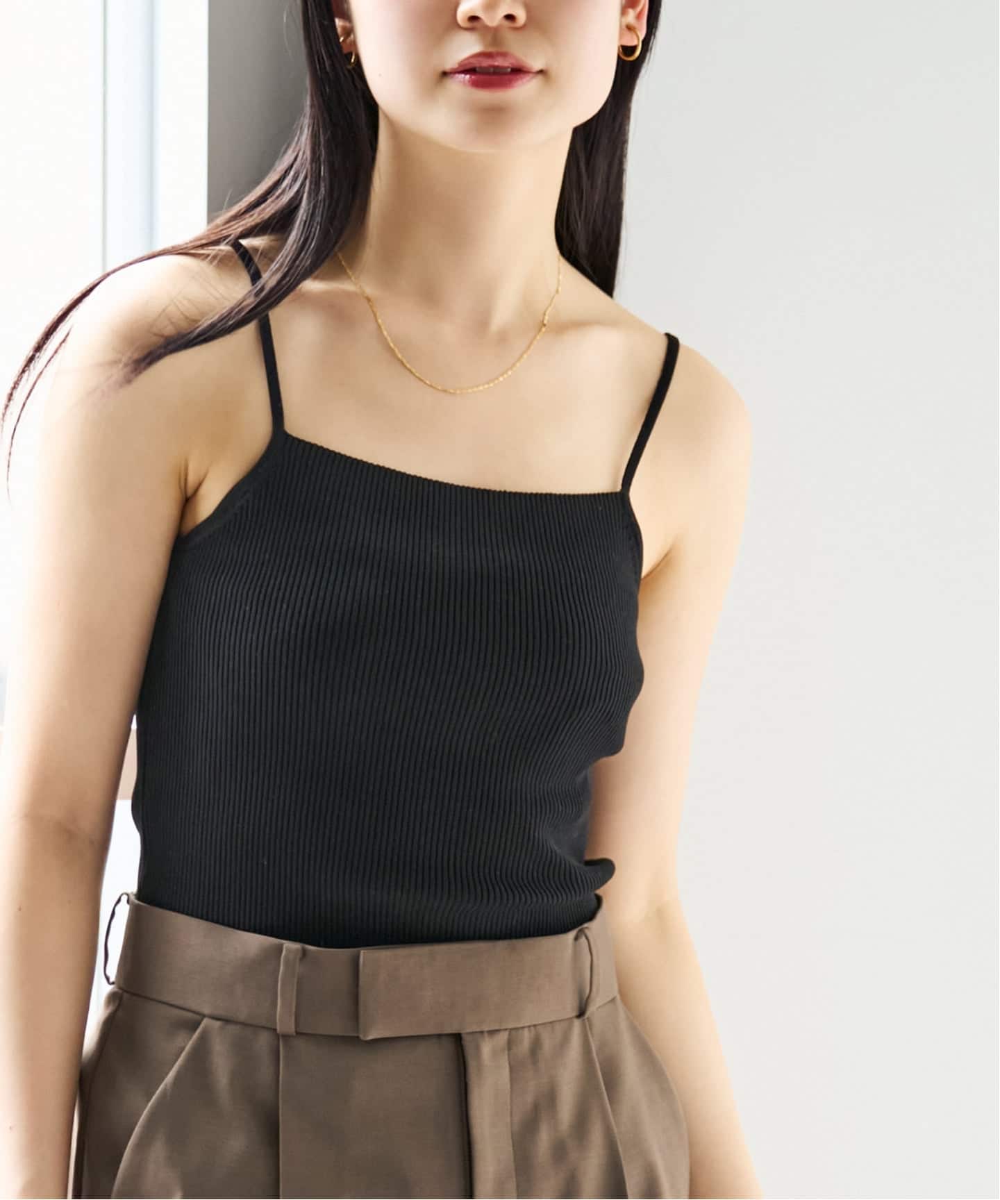 Room no.8/ルームエイト BLACK DIVA JERSY BUSTIER（キャミソール