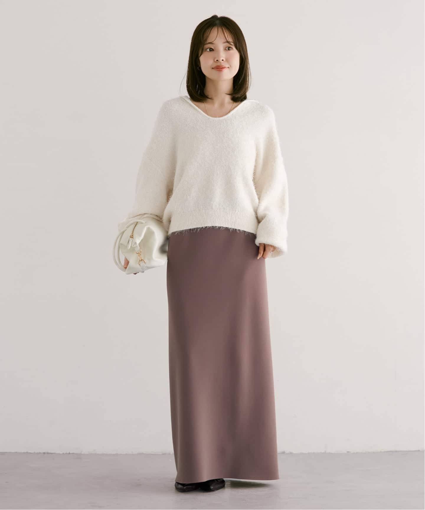 Nobleフェザーカノコニット フェザーカノコスキッパーニット（ニット／セーター）｜NOBLE