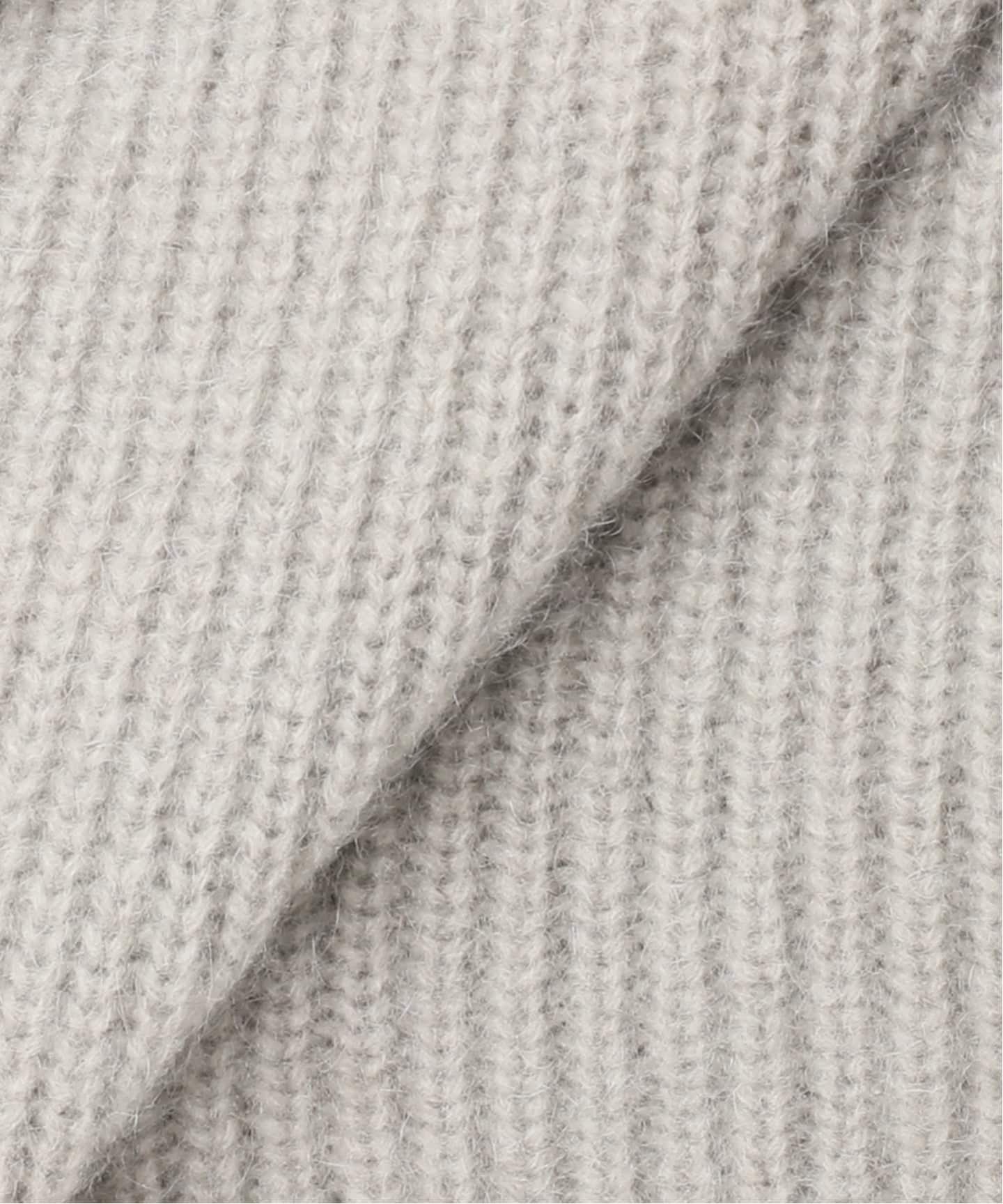 予約》YAKフーディー畦ニットカーディガン（カーディガン）｜NOBLE
