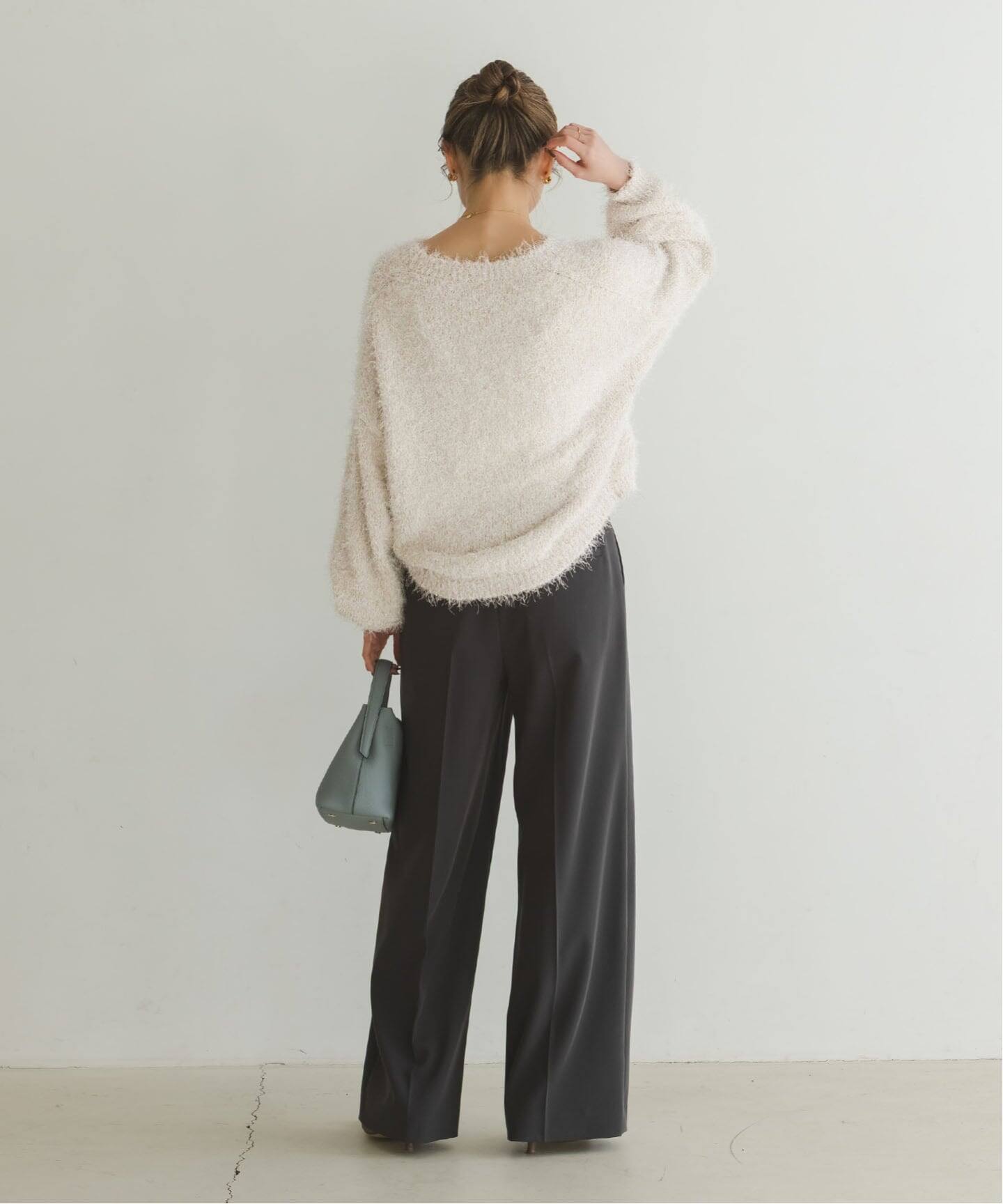 ラメmixシャギープルオーバー（ニット／セーター）｜NOBLE（ノーブル