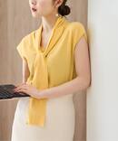 シルクフィールボウタイニット