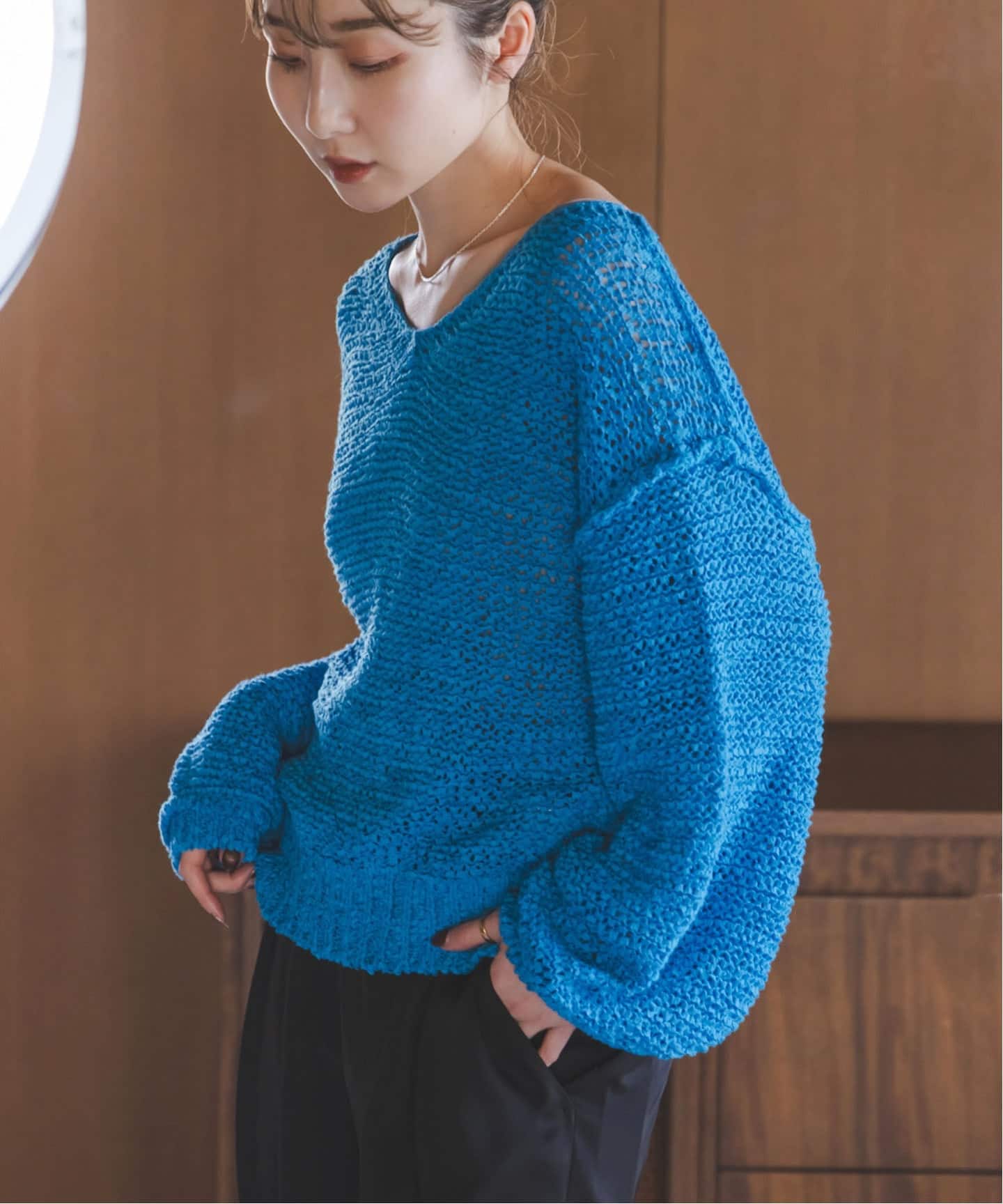 ELODIE ローゲージ ニット（ニット／セーター）｜NOBLE（ノーブル）の