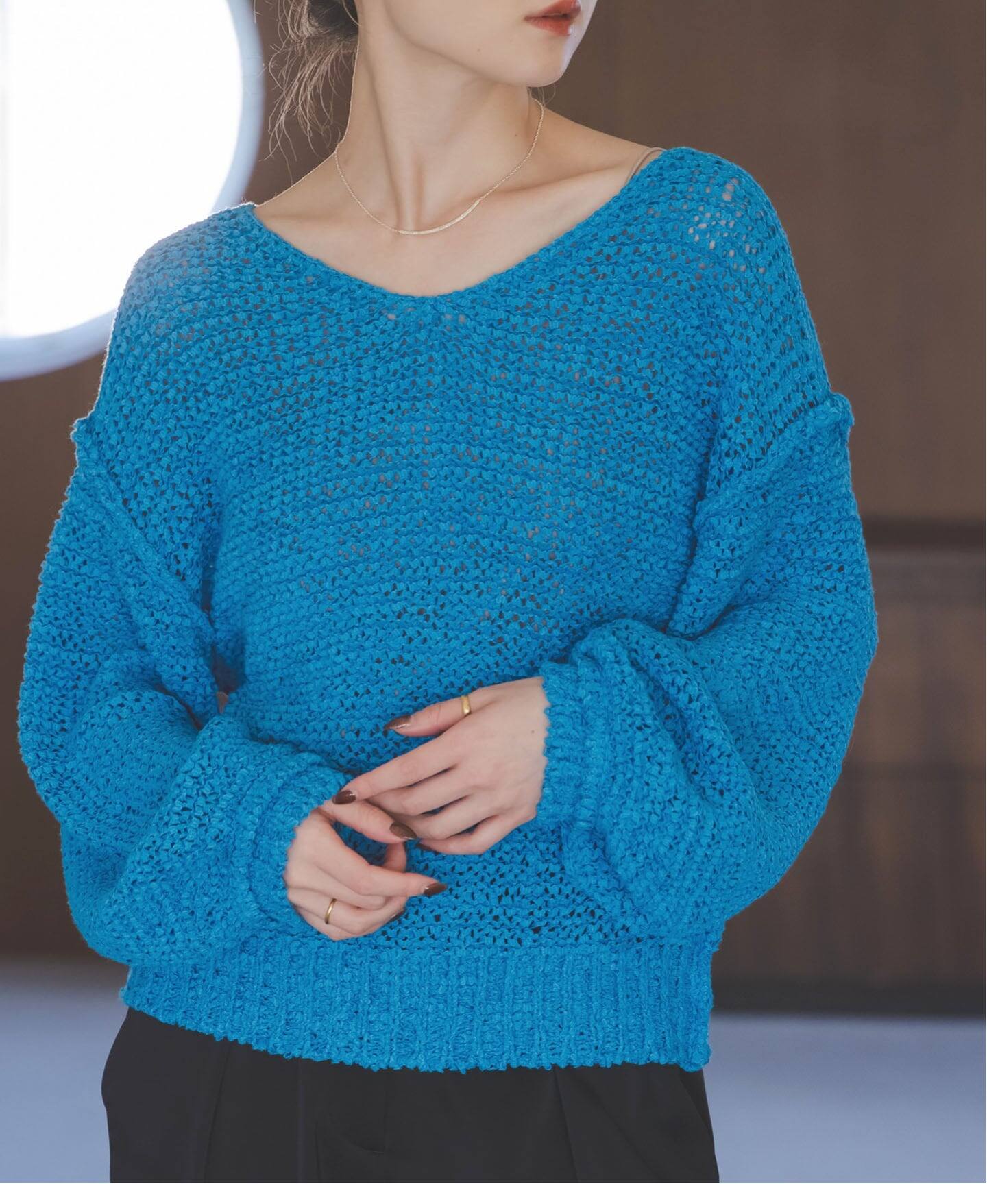 ELODIE ローゲージ ニット（ニット／セーター）｜NOBLE（ノーブル）の