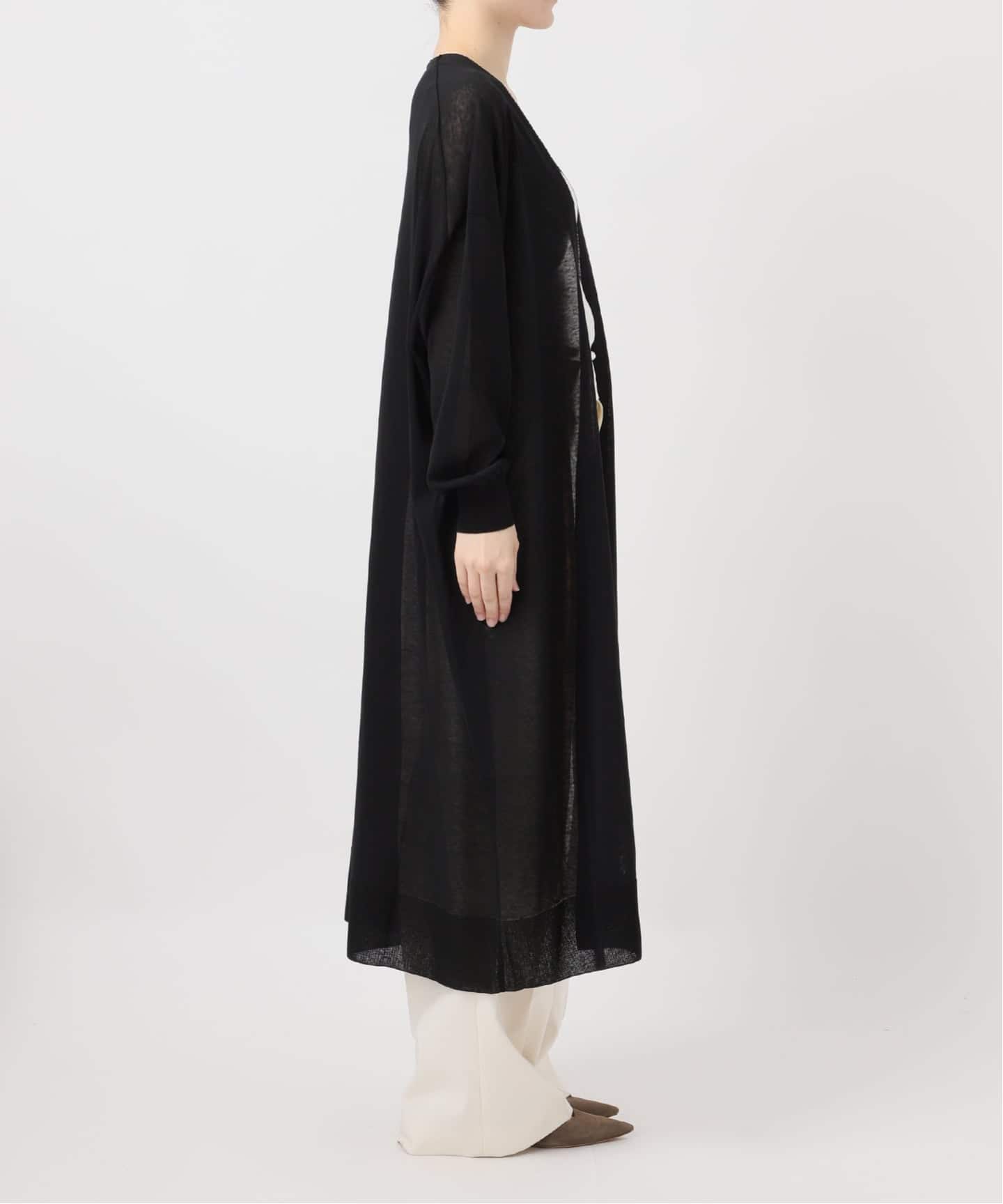 予約》18Gシアーロングカーディガン（カーディガン）｜NOBLE（ノーブル