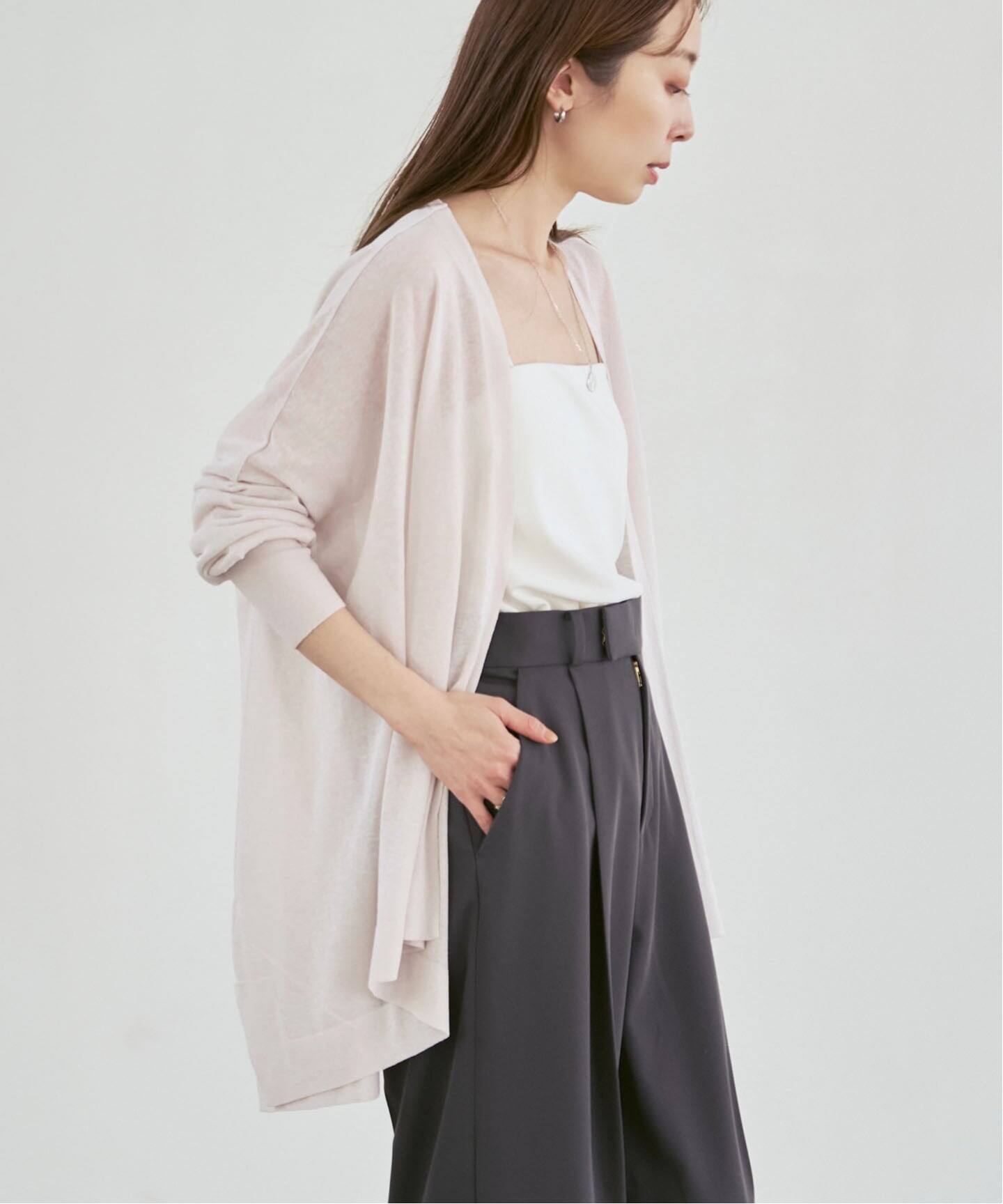 WEB限定追加予約》18Gシアーカーディガン（カーディガン）｜NOBLE