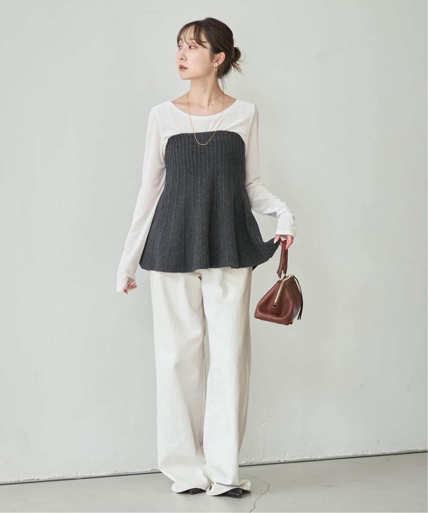 予約》2WAY KNITビスチェ（ニット／セーター）｜NOBLE（ノーブル）の