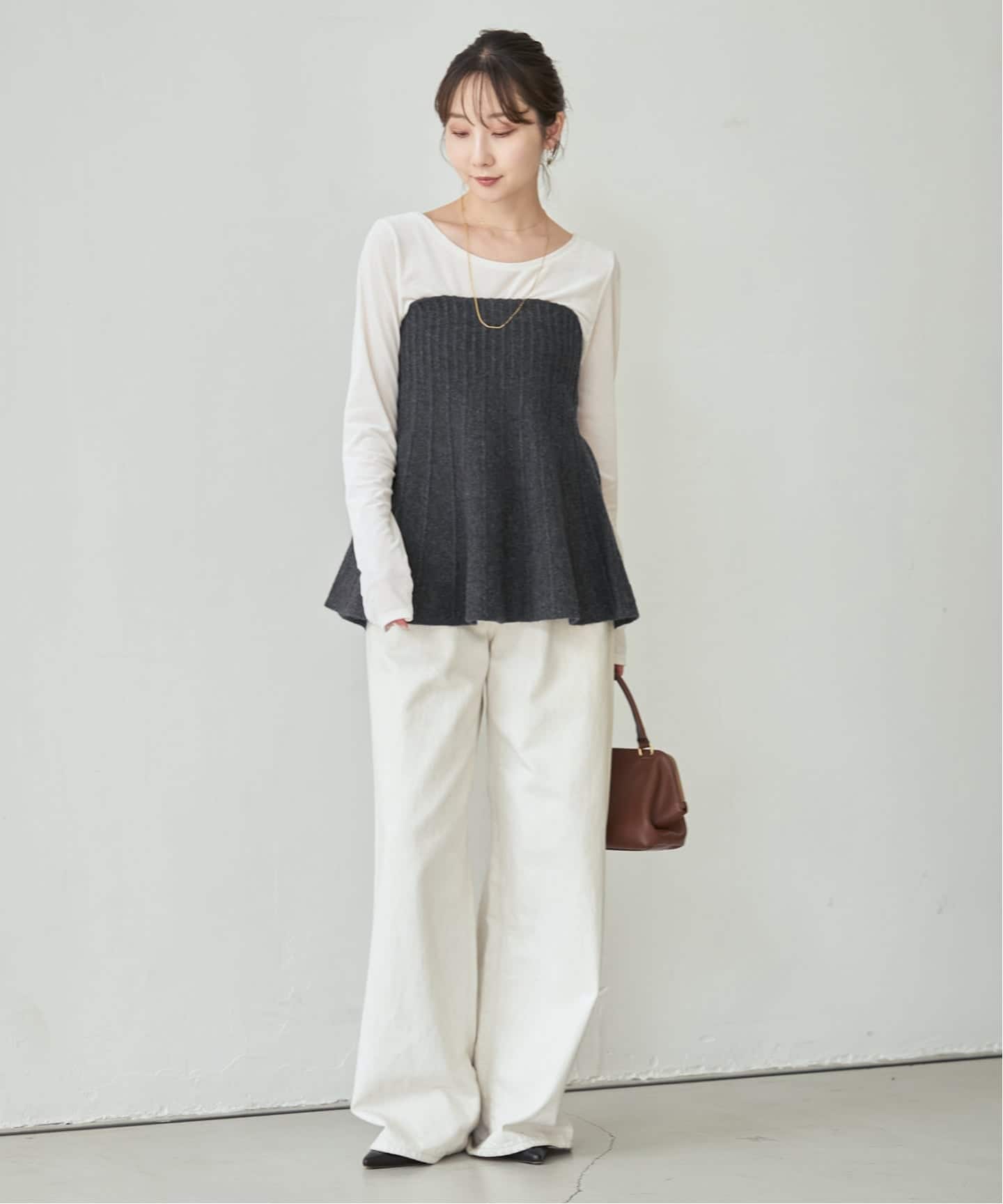予約》2WAY KNITビスチェ（ニット／セーター）｜NOBLE（ノーブル）の