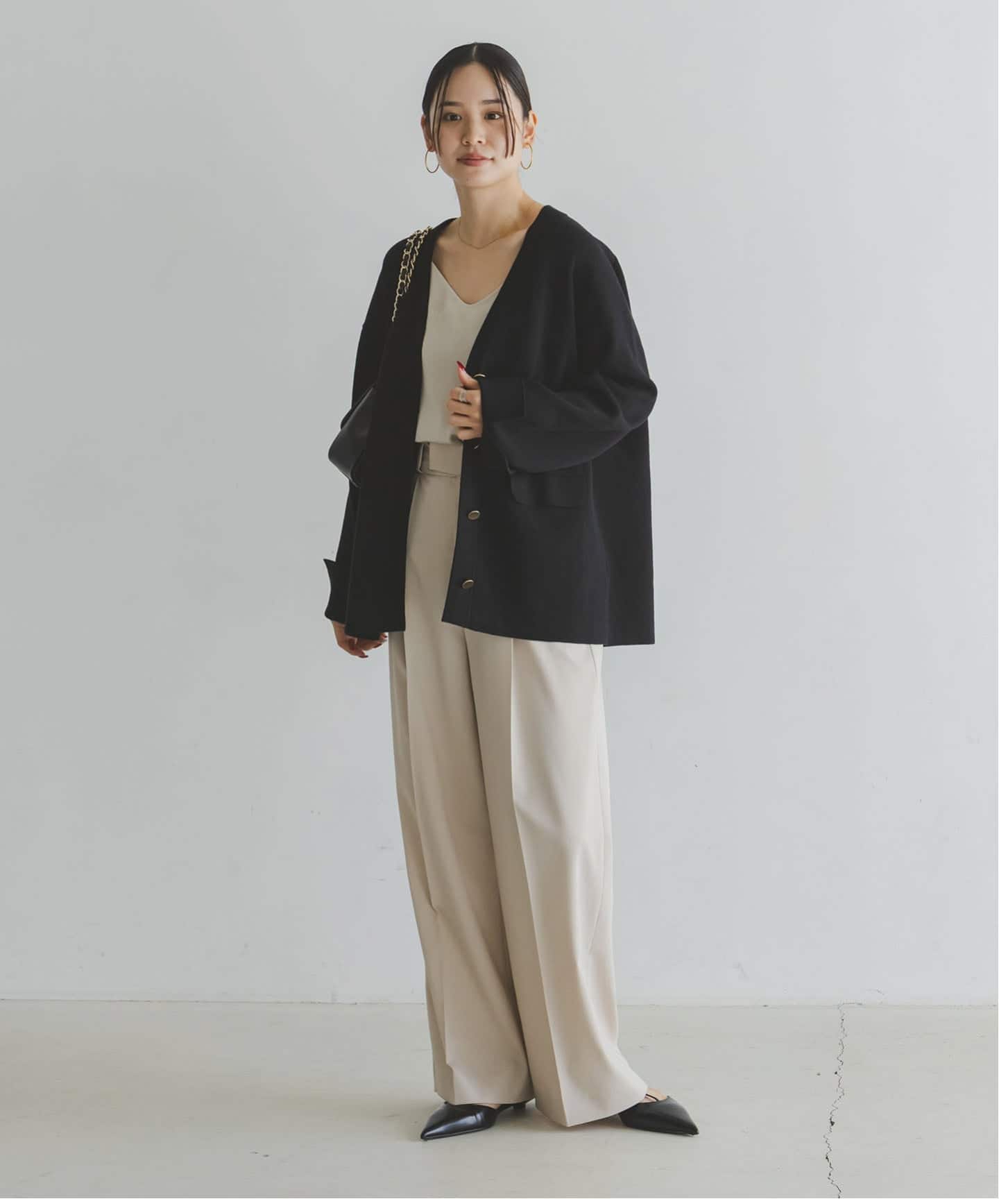 WEB限定追加予約》接結ジャケットライクカーディガン（カーディガン