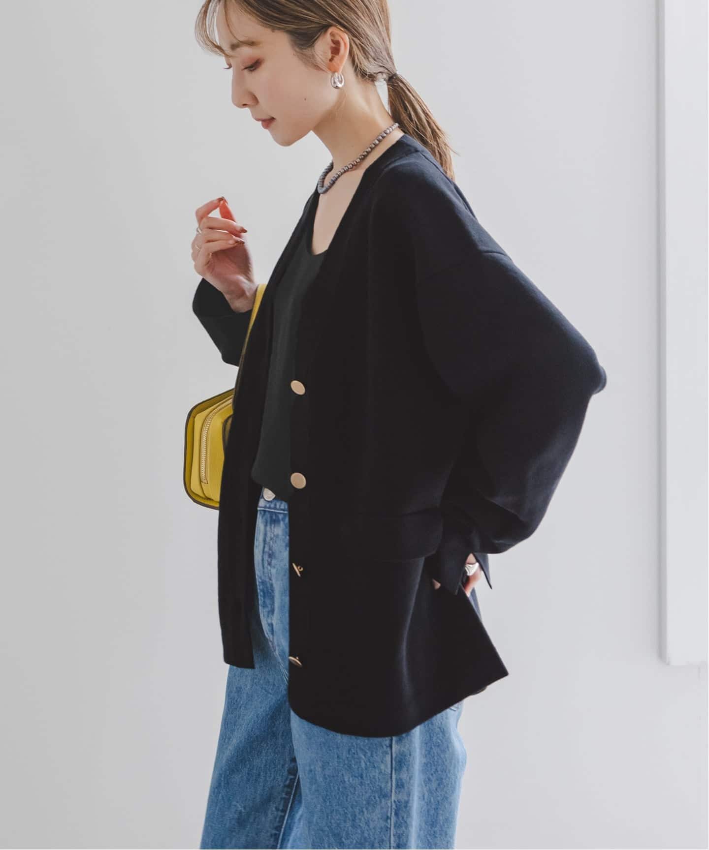 WEB限定追加予約》接結ジャケットライクカーディガン（カーディガン