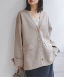 《WEB限定追加》接結ジャケットライクカーディガン