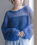 《予約》メッシュショートプルオーバー