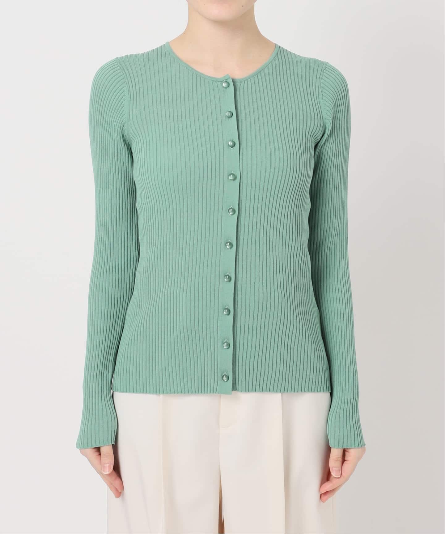 追加予約》CO/SILK リブカーディガン（カーディガン）｜NOBLE