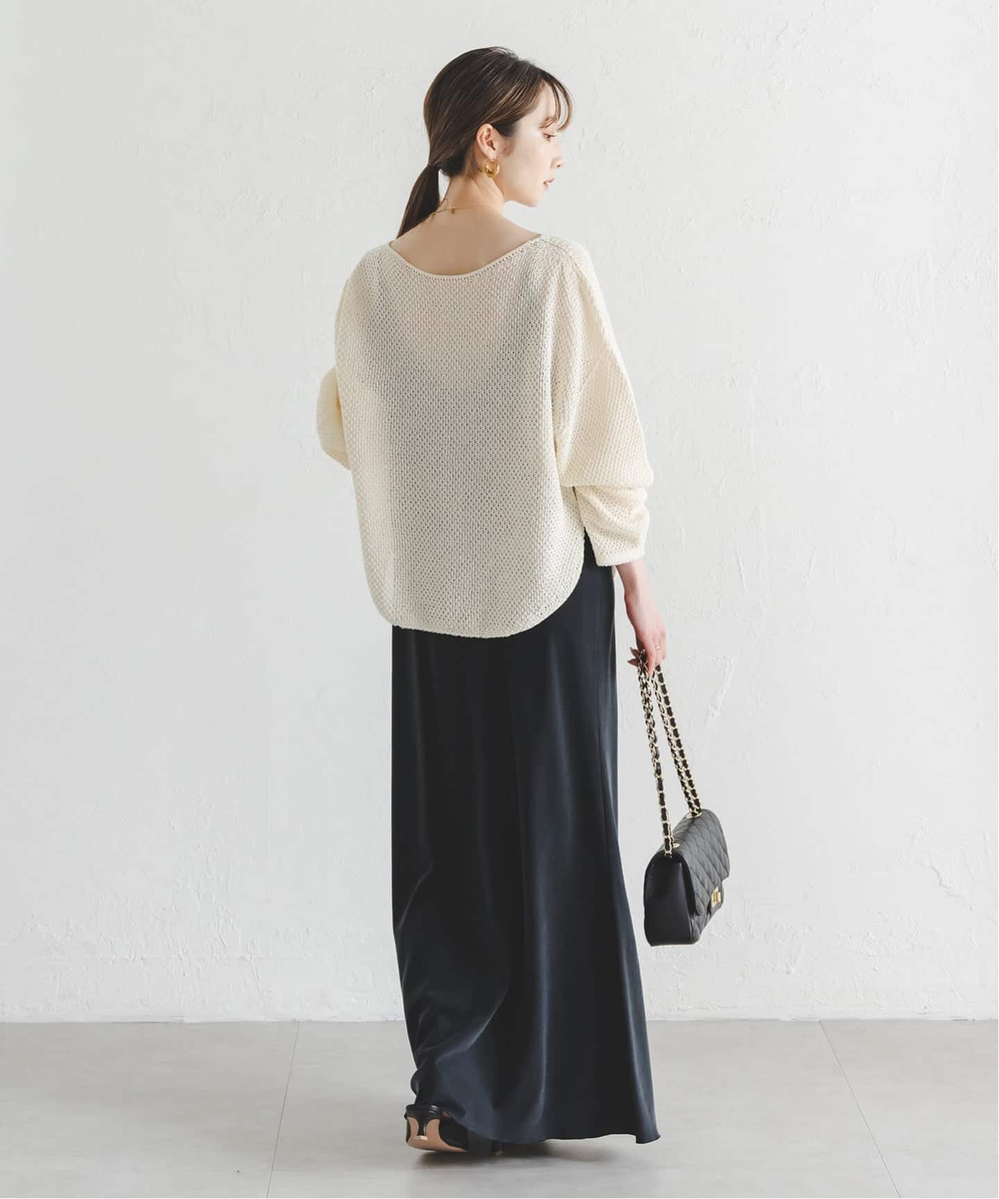 WEB＆一部店舗限定・追加》【洗える】ペーパーヤーン カノコBACK Vプル
