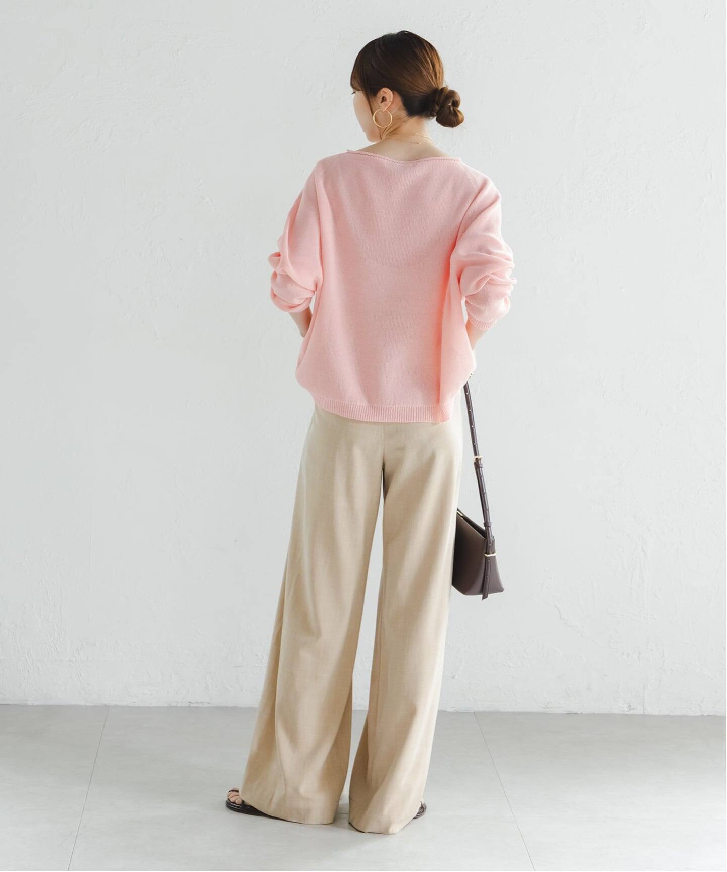 WEB&なんばCITY店限定》ペーパーヤーン裏天竺プルオーバー(natsu