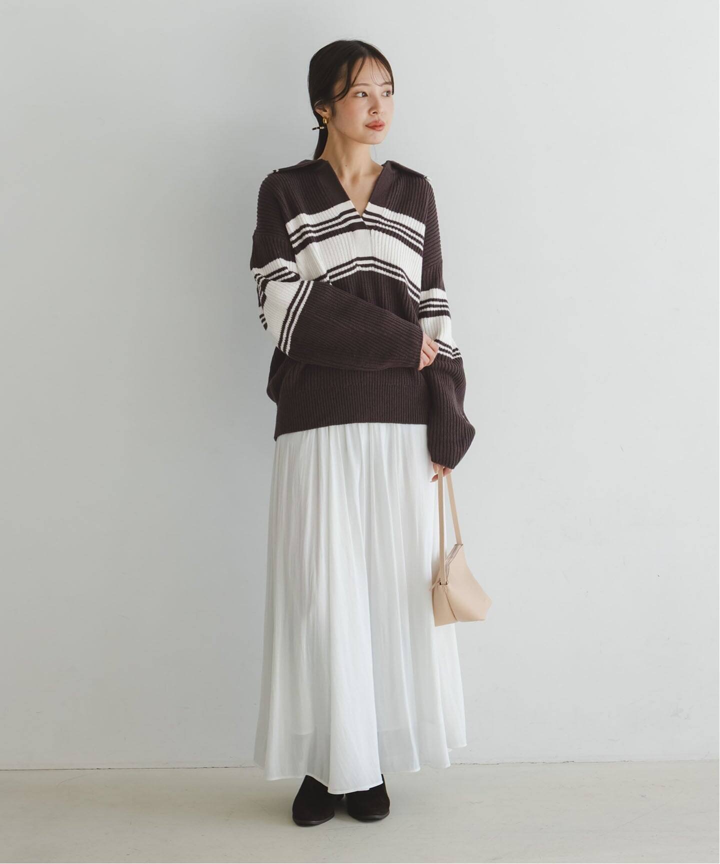 NOBLE別注》Venit/ヴェニット ランダムボーダーニット（ニット