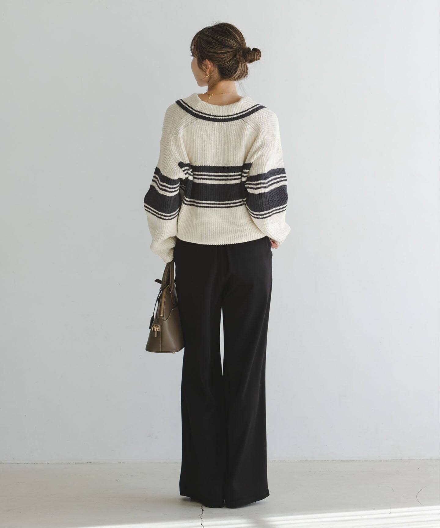 予約・NOBLE別注》Venit/ヴェニット ランダムボーダーニット（ニット