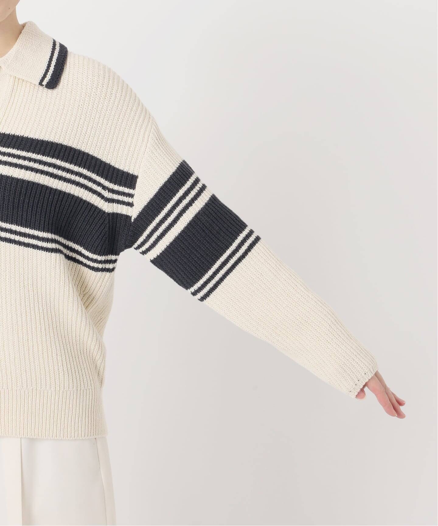 予約・NOBLE別注》Venit/ヴェニット ランダムボーダーニット（ニット